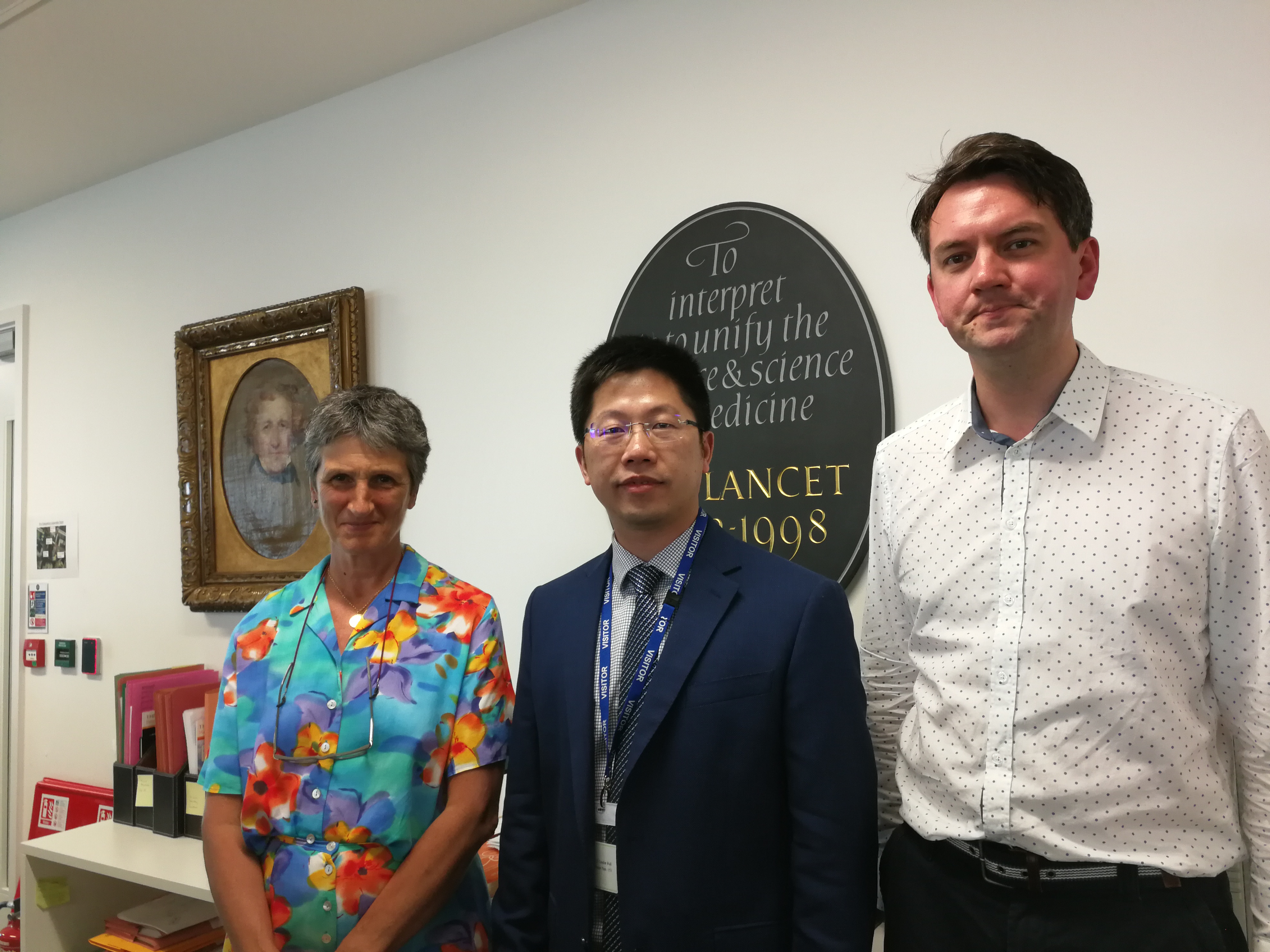 Prof. Hu at The Lancet